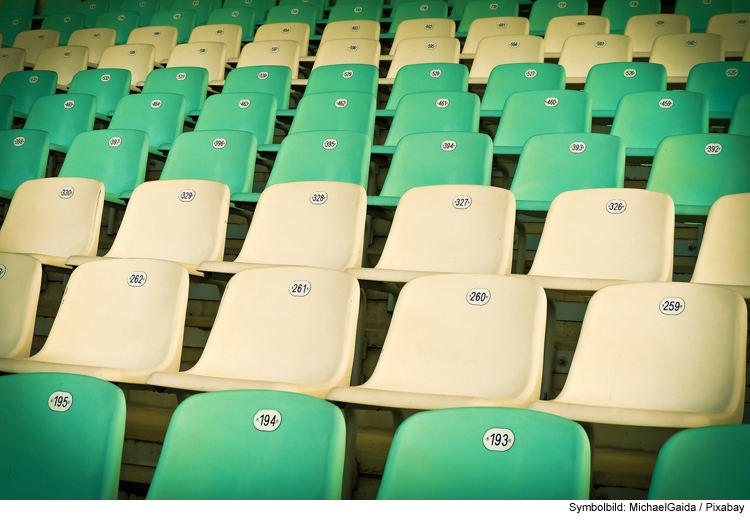 19 Sitze von Tribüne gestohlen