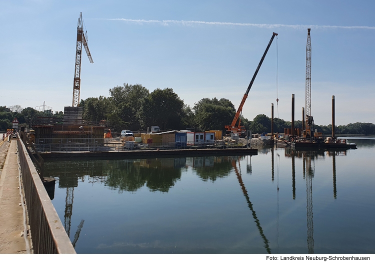 Information zu den Sperrungen der Donaubrücke Bertoldsheim