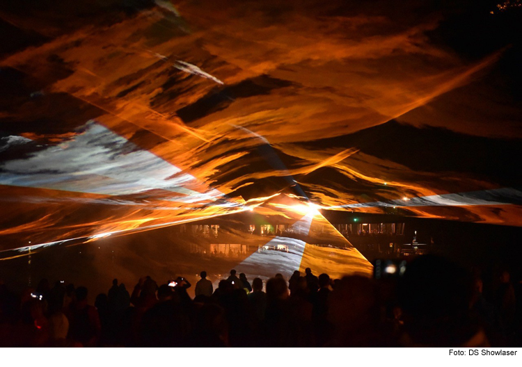 Lasershows auf der Landesgartenschau Ingolstadt 