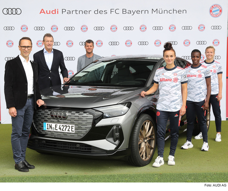 Audi wird Partner des Frauenfußballs beim FC Bayern München 