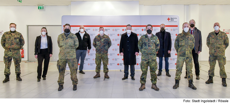 Bundeswehr unterstützt Impfkampagne in Ingolstadt