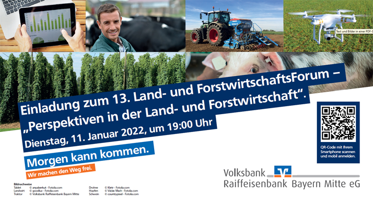 Volksbank Raiffeisenbank lädt zum digitalen Forum ein