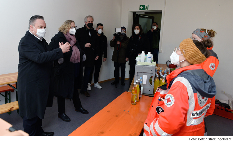 Geflüchtete aus der Ukraine in Ingolstadt eingetroffen