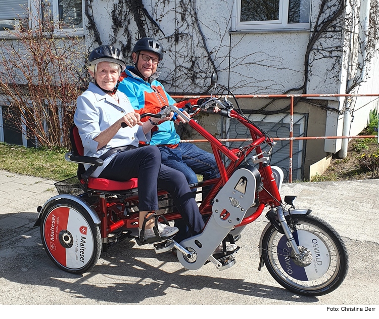 Ausflüge mit dem Dreirad-Tandem