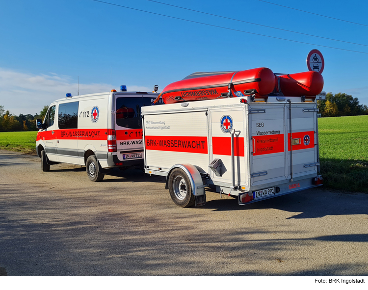 Hund in Donau: Frauchen gerät in Wassernot