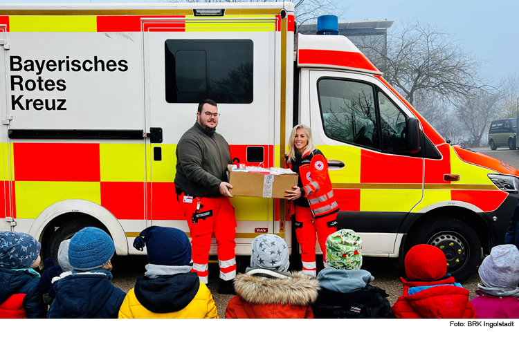 Süße Geschenke für den Rettungsdienst  