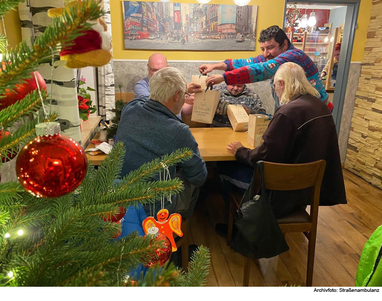 Das Fest der Liebe in der Straßenambulanz