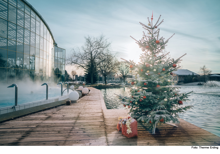 Weihnachtszauber in der Therme Erding