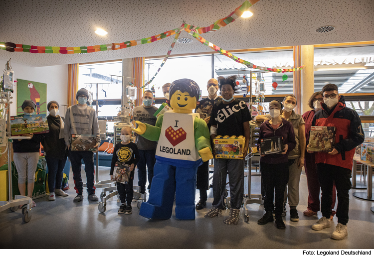 Legoland schenkt kleinen Patienten ein Lächeln