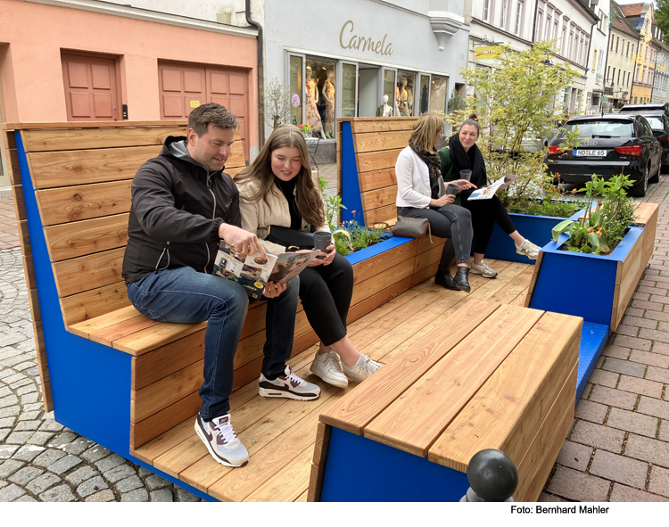 Mobile Stadtmöbel bereichern die Innenstadt