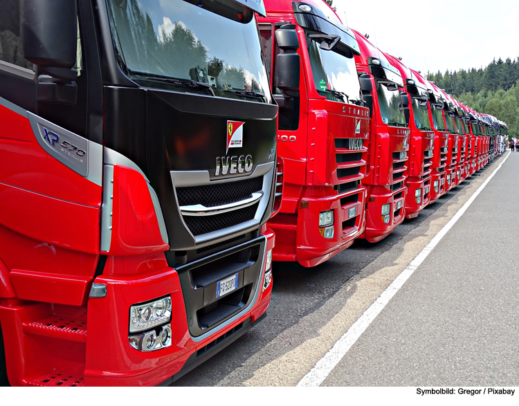 Ortsdurchfahrt für Lkw gesperrt