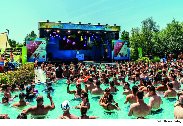 Bayern3-Beachparty in der Therme Erding