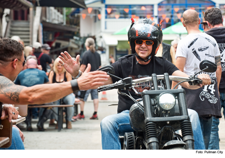 Harley-Treffen in der Westernstadt