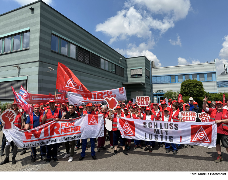 Erster Warnstreik seit Bestehen des Unternehmens 