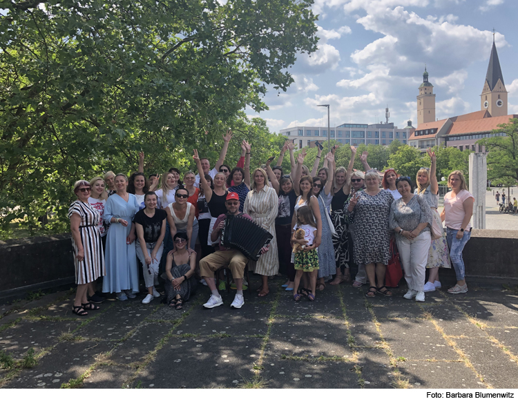 Ukrainische Gruppe aus Nürnberg zu Besuch in Ingolstadt