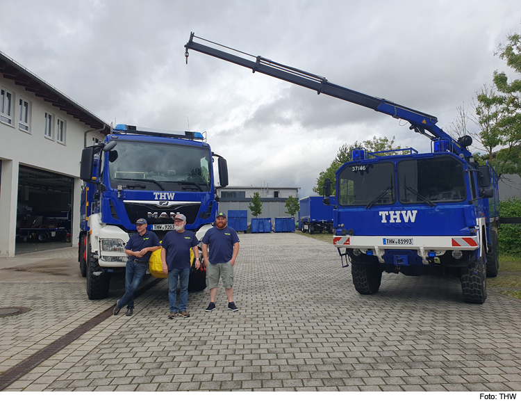 THW Ingolstadt bekommt neues Einsatz-Fahrzeug