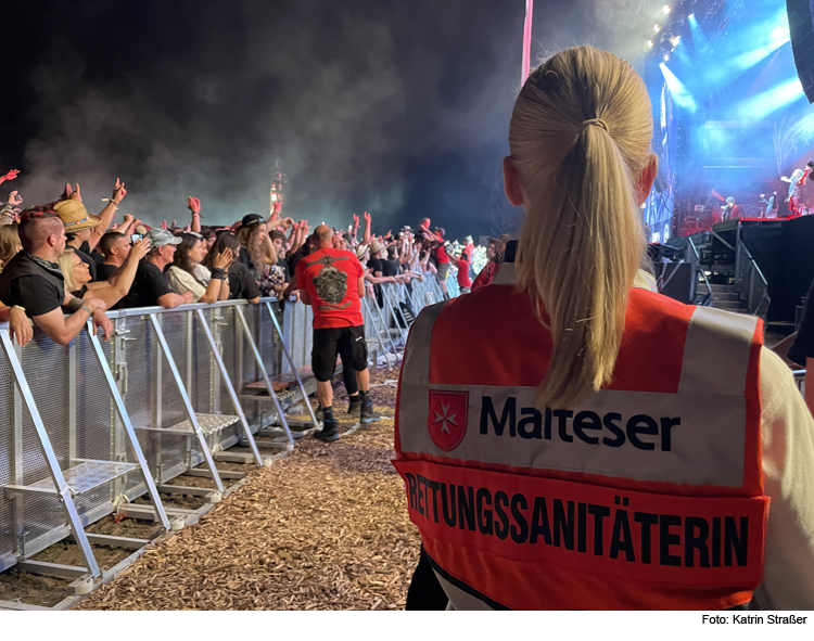 Die Malteser im Einsatz beim „Summer Breeze“