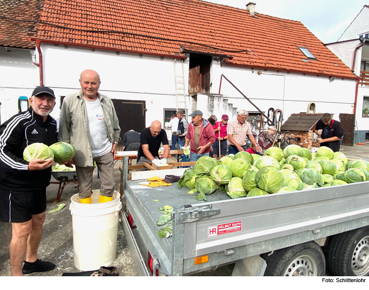 In Vier Wochen gibt es deftiges Sauerkraut