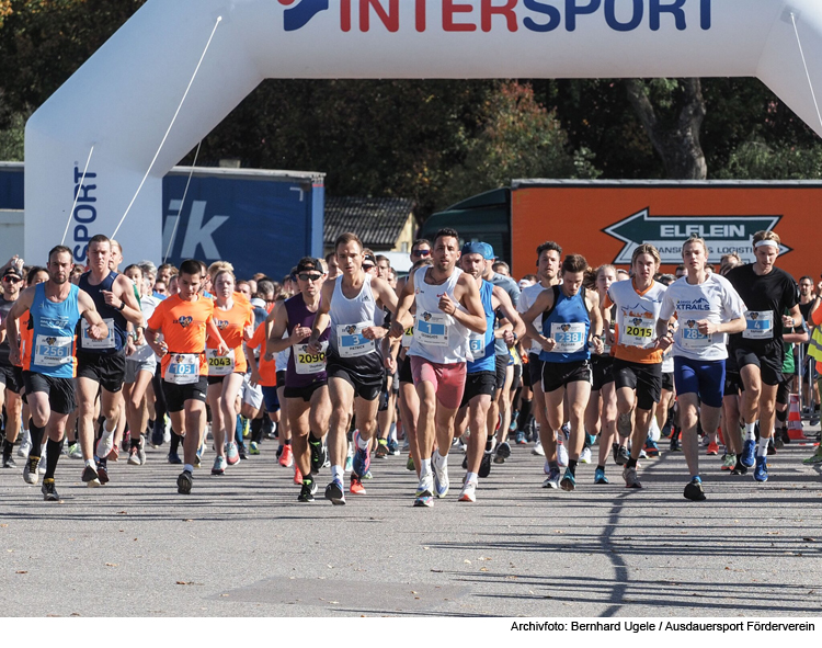 Straßensperren beim Stadtlauf 