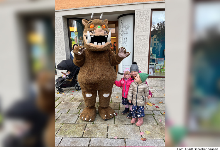 „Grüffelo“ zu Besuch bei der Kathreins-Dult