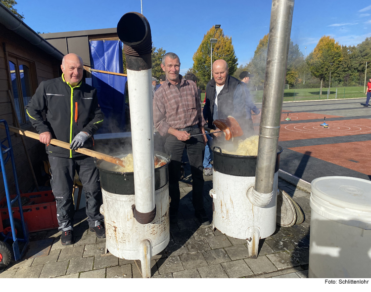 Krautfest nach Stockschützenturnier