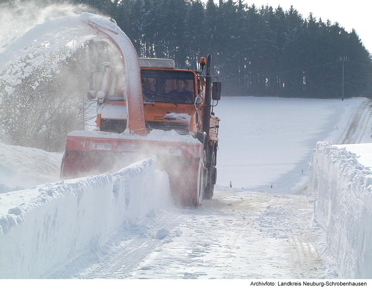 Landkreis ist für Eis und Schnee gut gerüstet