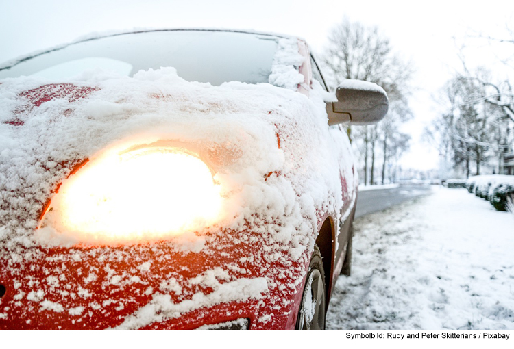 10.000 Euro Schaden wegen plötzlicher Schneeglätte