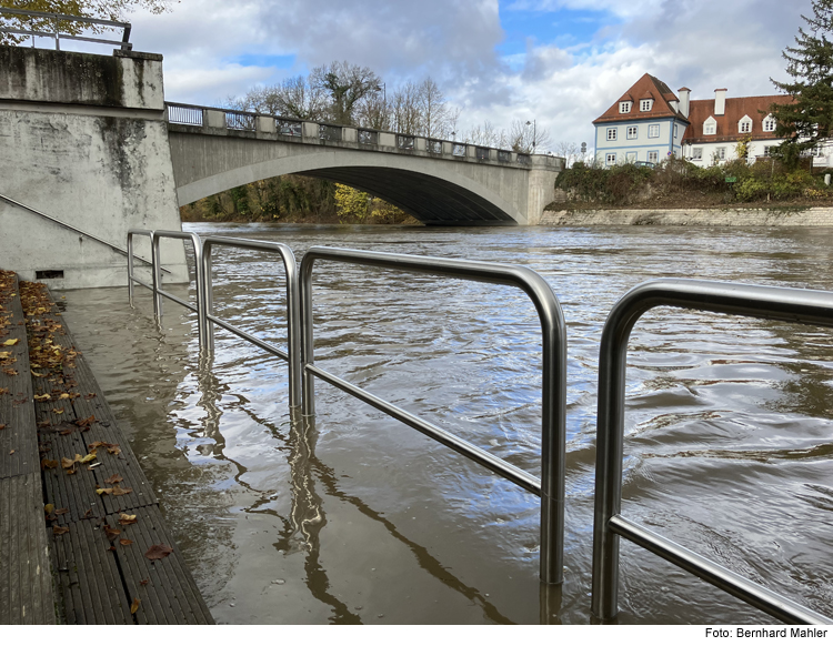 Donaupegel steigt 