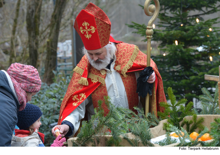 Nikolaus und Krampus kommen in den Tierpark