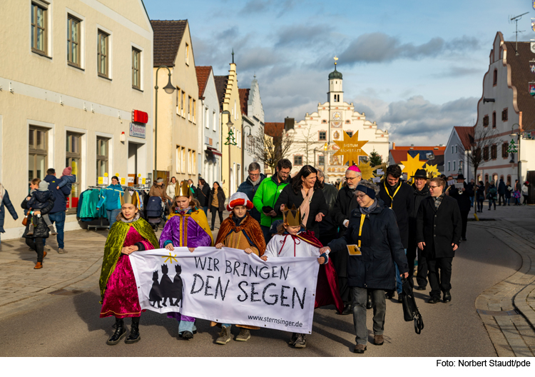 Die Sternsinger sind unterwegs