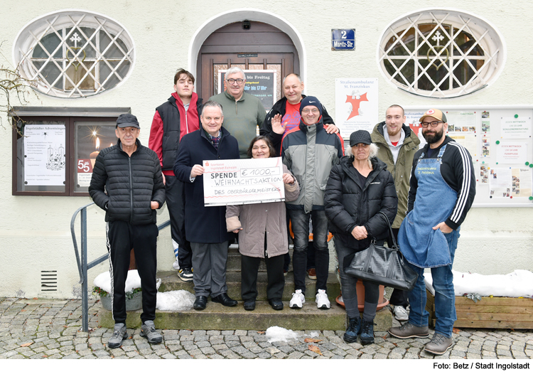 Stadtoberhaupt spendet an Straßenambulanz