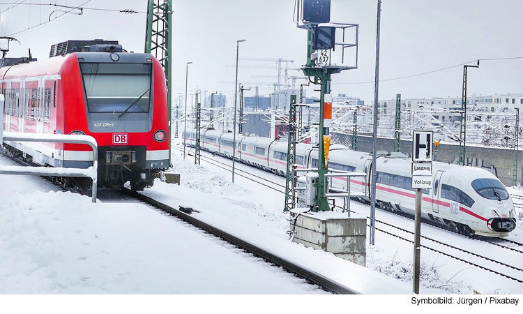 Vorsicht an der Bahnsteigkante!