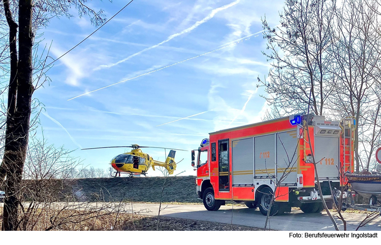 Frau aus Donau gerettet