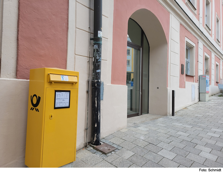 Briefkasten versetzt