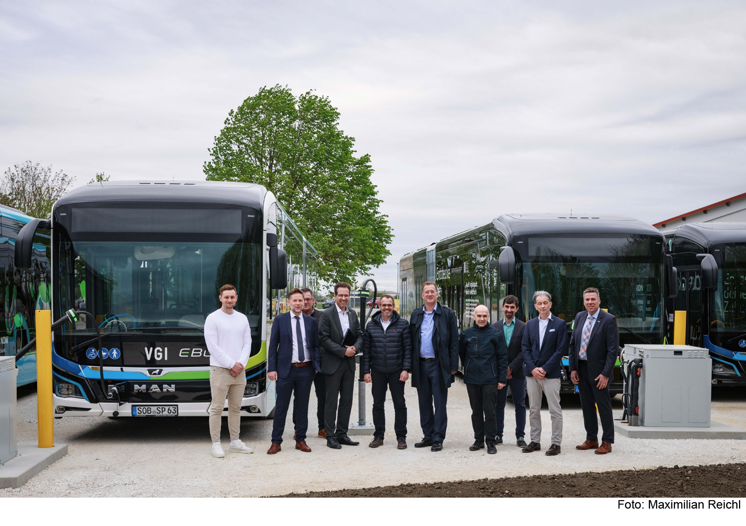 Ladepark für emissionsfreie E-Busse