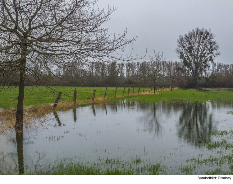 Aktuelle Lagemeldung zum Hochwasser am Montagnachmittag