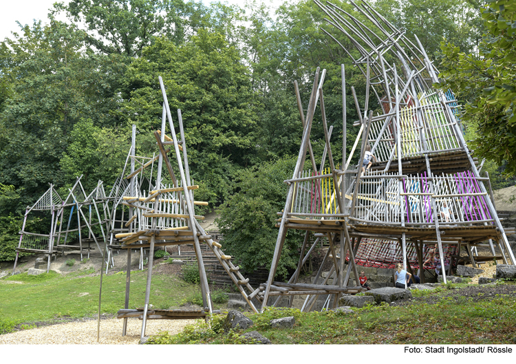 Der Spielplatz im Klenzepark ist wieder geöffnet