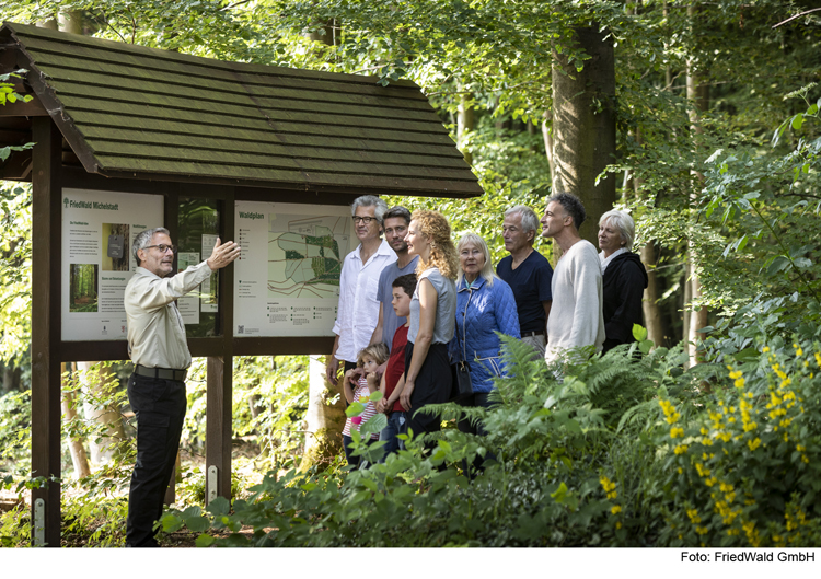 Führung durch den FriedWald Altmühltal