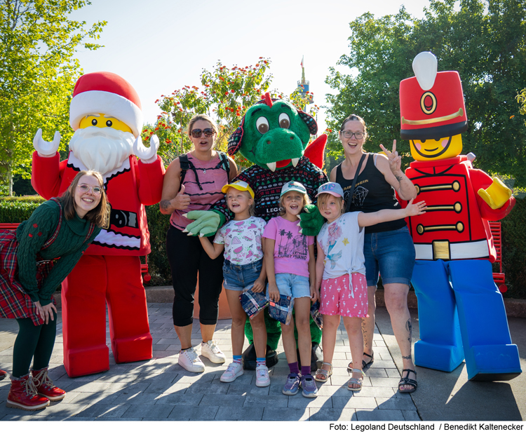 Weihnachten im August: Legoland überrascht Sommergäste