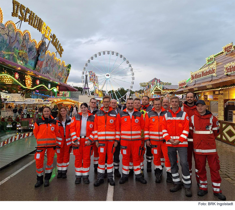 BRK Ingolstadt sichert Herbstfest sanitätsdienstlich ab