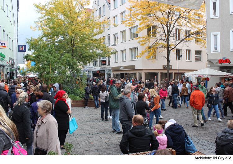 Verkaufsoffener Feiertag in der Ingolstädter Innenstadt