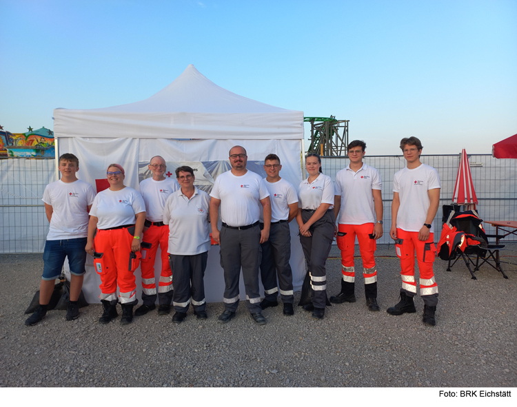 110 Sanitäter auf Beilngrieser Volksfest