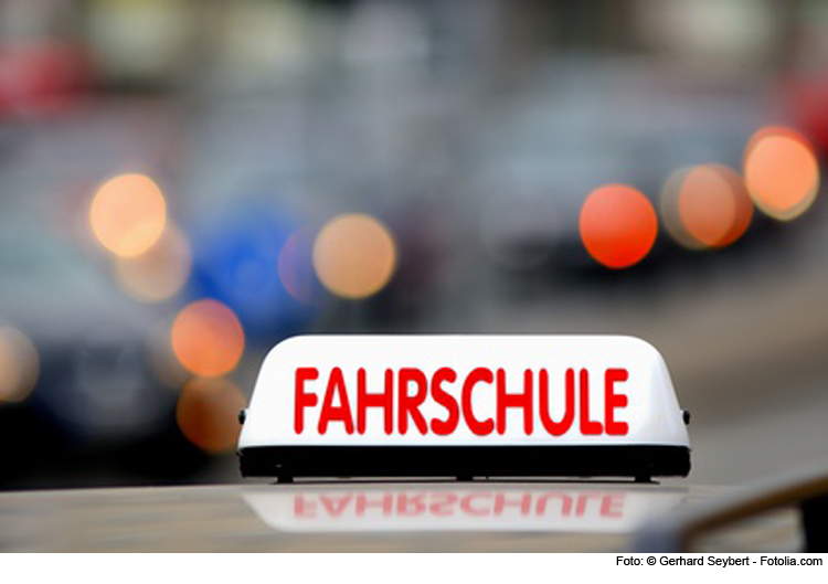 Unaufmerksames Fahrschüler-Fahrlehrer-Team