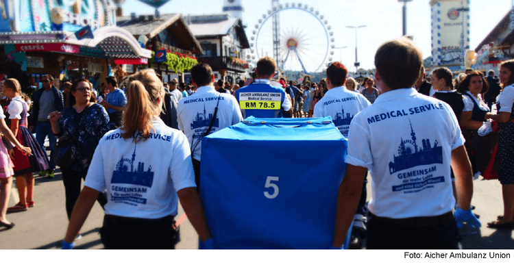 Anstich um 12:00 Uhr auf der Wiesn: um 14:31 Uhr die erste Alkoholpatientin