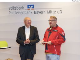 Volksbank Raiffeisenbank Bayern Mitte eG unterstützt Organisationen und Vereine