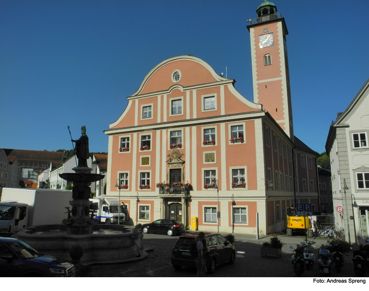 Rathaus-Haupteingang nicht zugänglich