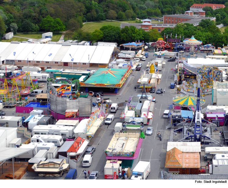 Ingolstädter Volksfest 2015 mit großem Warenmarkt